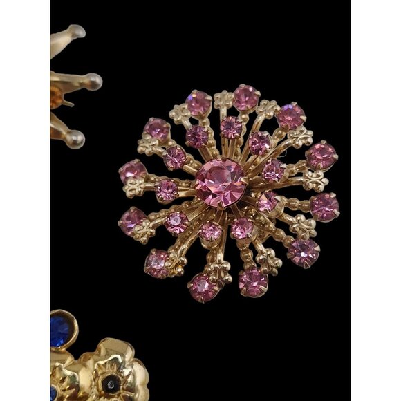 Lot of 8 Assorted Wearable Brooches Great Resellers Lot (A4831) - Picture 2 of 9